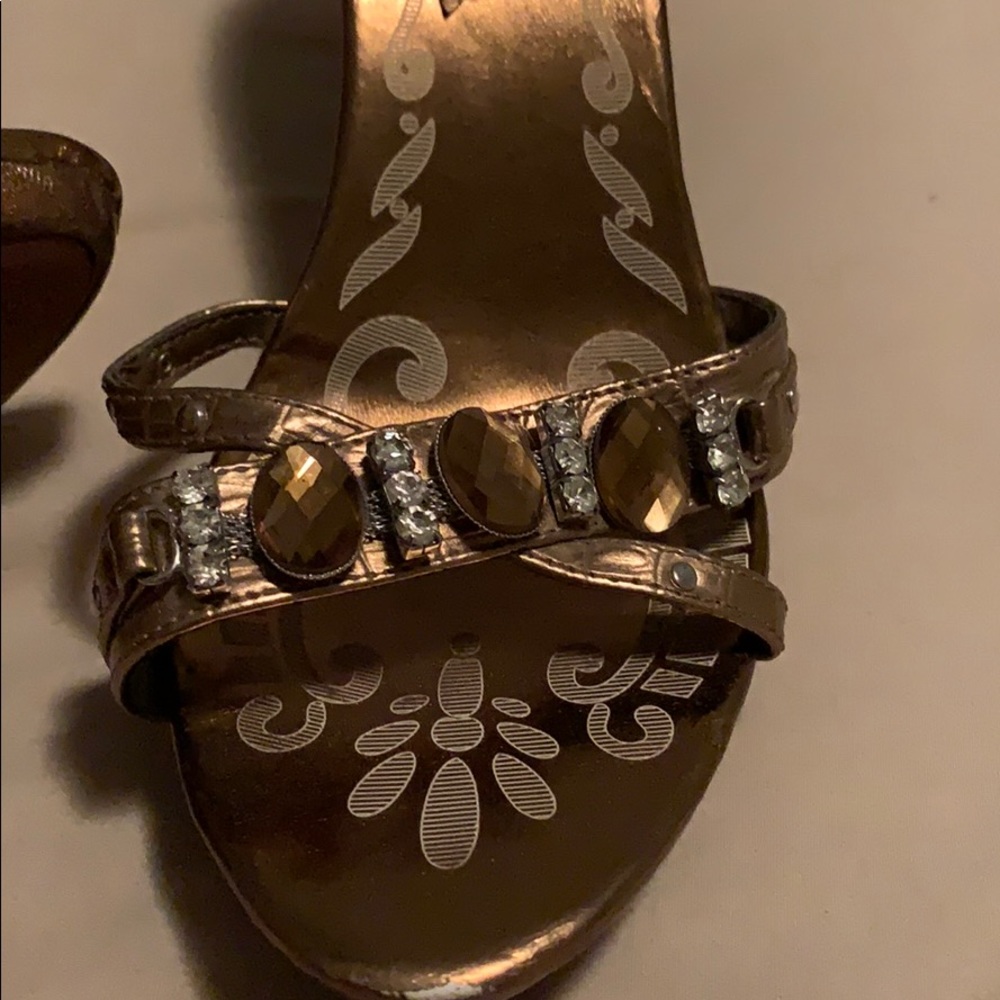 Gold heels